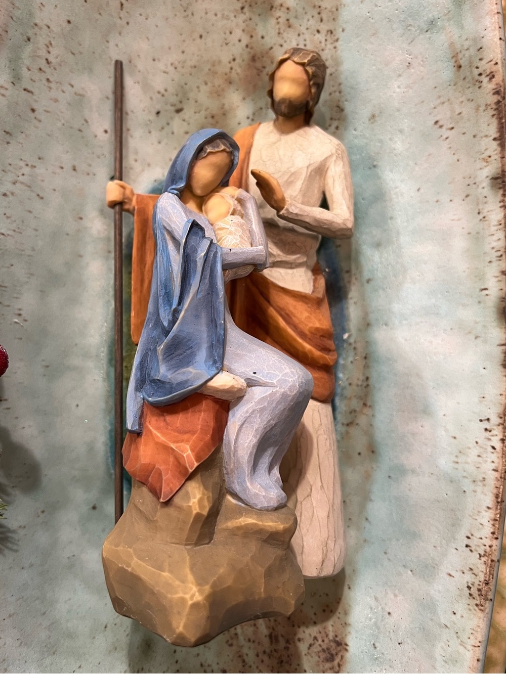 Willow Tree Nativity Figurine Christmas baby Jesus Mary Joseph LIKE NEW